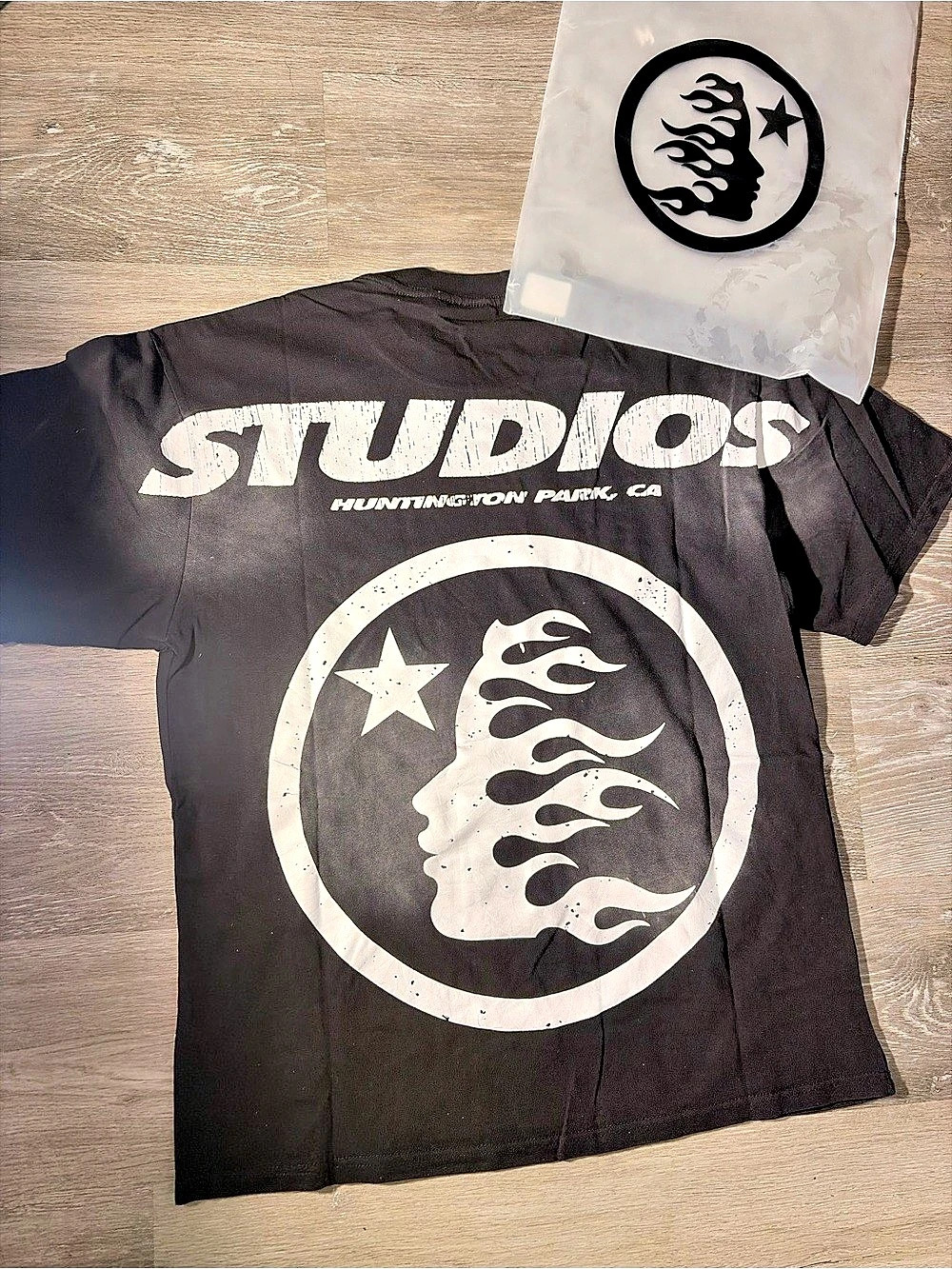 Hellstar Classic Logo Rhinestones T-Shirt Black